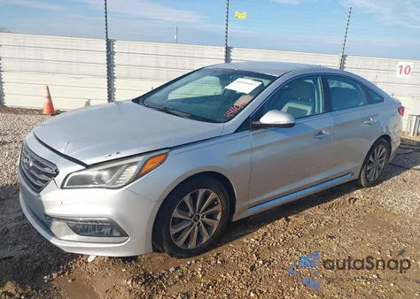 2015 Hyundai Sonata Sport z USA, uszkodzony, nr VIN 5NPE34AF3FH034775